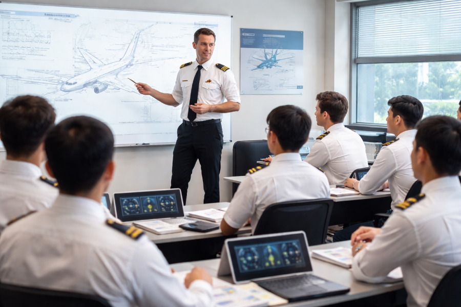 DGCA Ground School and pilot training classes in India